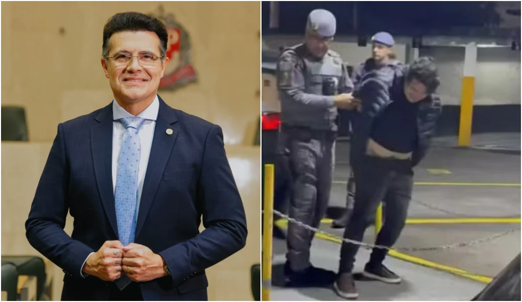Deputado estadual Marcelo Aguiar, do PL, é detido após disparo de arma em festa em São Paulo; pistola é apreendida e caso será investigado Deputado estadual Marcelo Aguiar, do PL, é detido após disparo de arma em festa em São Paulo; pistola é apreendida e caso será investigado