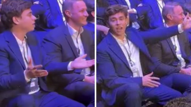 NIKOLAS FERREIRA REAGE A SIDÔNIO PALMEIRA DURANTE DEBATE NA BAND; MINISTRO É CRITICADO POR INTERFERIR NO AMBIENTE DA DISPUTA NIKOLAS FERREIRA REAGE A SIDÔNIO PALMEIRA DURANTE DEBATE NA BAND; MINISTRO É CRITICADO POR INTERFERIR NO AMBIENTE DA DISPUTA
