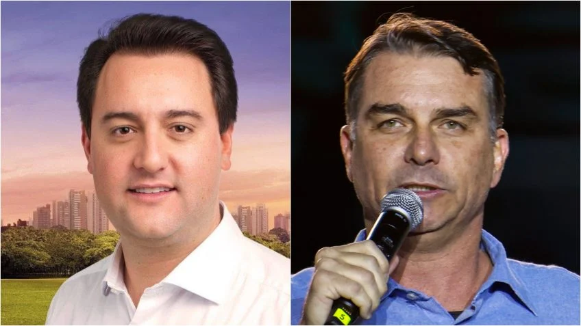 Flávio Bolsonaro articula apoio de Ratinho Jr. e amplia alianças para o segundo turno