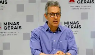 Romeu Zema anuncia apoio a Flávio Bolsonaro no segundo turno